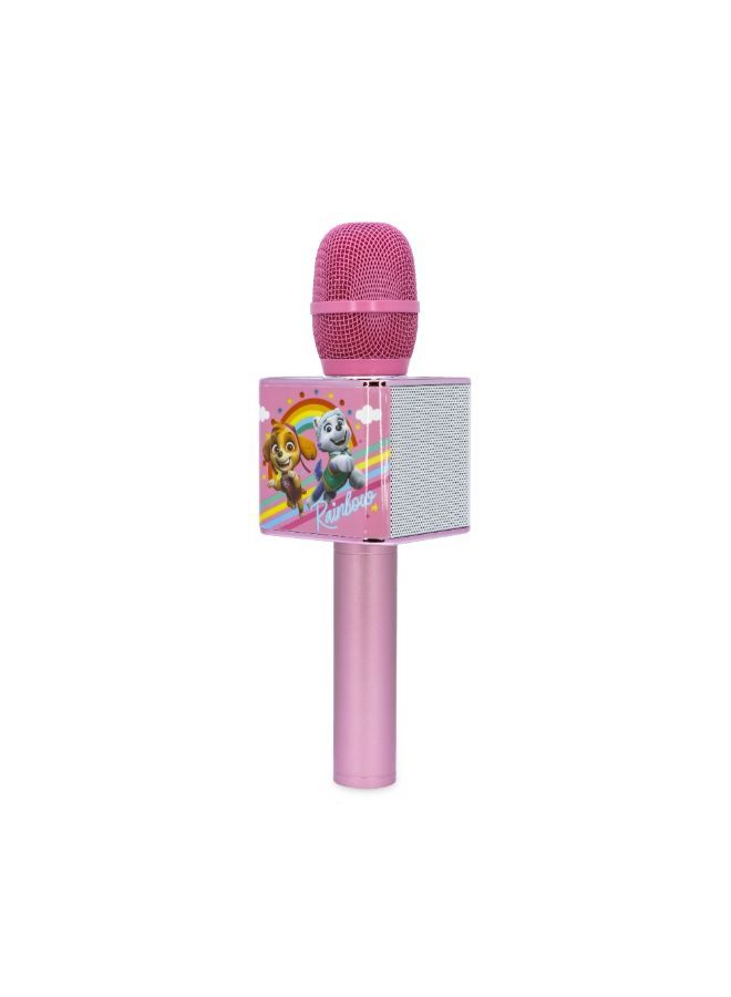 OTL Paw Patrol Sky Karaoke Microphone with Bluetooth Speaker - Pink - Image 2