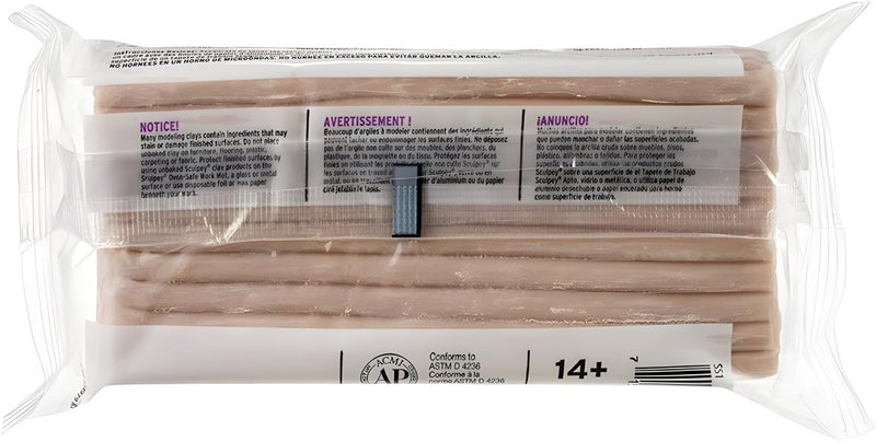 Sculpey Super Polymer Clay: Beige - 1 lb Pack - Soft Oven Bake Clay, Non-Toxic, Created for Advanced Sculptors-Artists-Model Makers-Movie Studios - Image 4