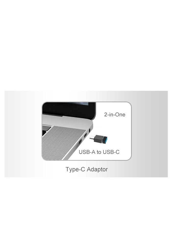A4TECH Fstyler Rechargeable Bluetooth & Wireless Keyboard Combo FB2800C Air2, Quiet Key Mechanism, Operating System Swap, Anti Sleeping Mode For PC, 8 One Touch Hotkey, [ Desk + Air ] Dual Functions Mouse, Screen Capture, USB Type-C Rechargeable With Type-C Adapter, Black - Image 5
