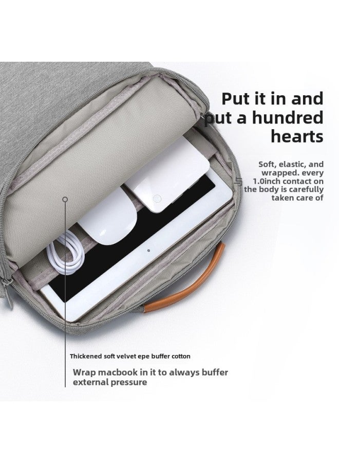 BUBM Tablet Bag Solid Color Wear-resistant Suitable For IPad Bag Lightweight Portable Shoulder Crossbody Bag-Color:Black-Size:11inch  - Image 3