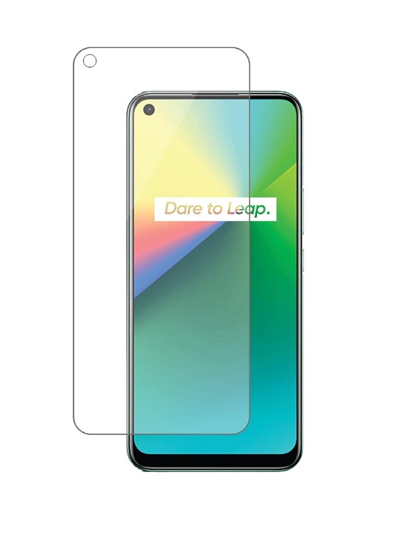 Super Tempered Glass Screen Protector Clear Designed For Realme 7i  Full Screen Coverage And Bubble Free - Image 1