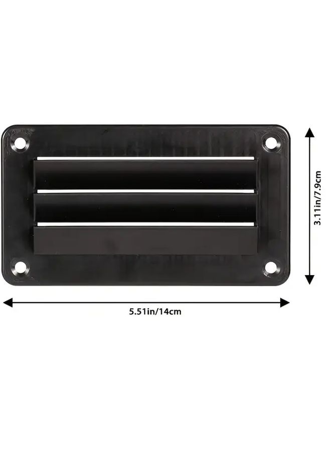 Heavy Duty ABS Ventilation Grille Louver For RV Boat Camper Bathroom Easy Install - Image 2