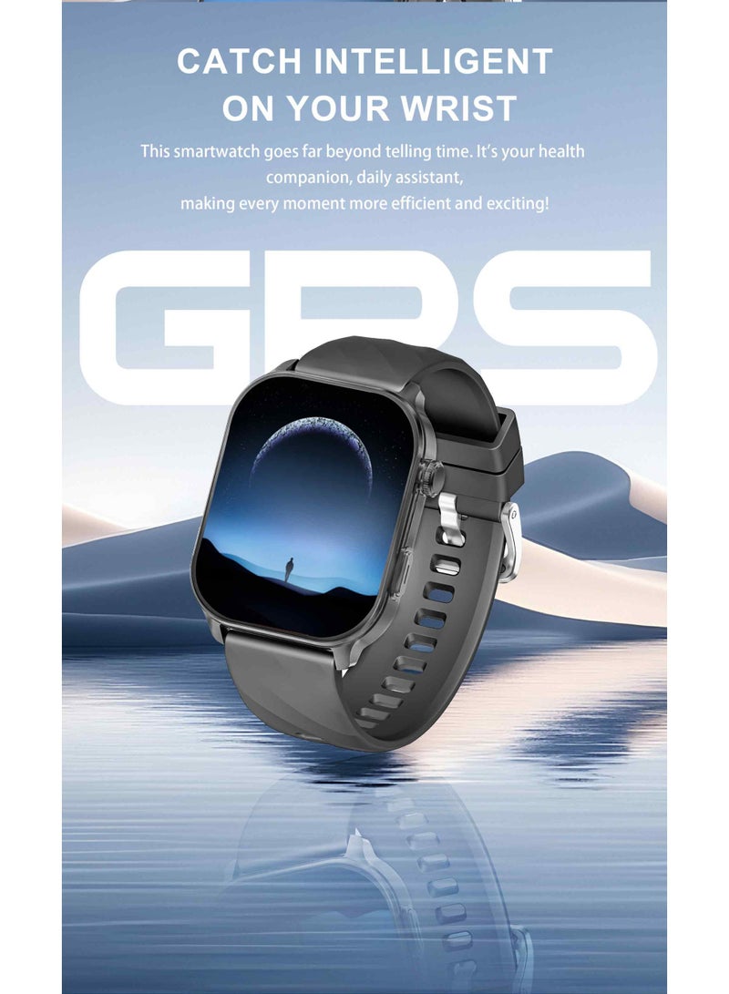 RollsTimi  New Style Bluetooth Smart Watch, Smart Wearable Sports Watch, 2.01-Inch HD Full Touch Screen, Bluetooth Call Answering/Making, Multiple Sports Modes, 1ATM Daily Waterproof, RT EX300 - Image 3