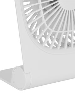 Epsilon Epsilon 6-Inch Rechargeable 5V Mini Portable Table Fan-EPSF1617 / with 3 Wind Speed, 1200mAh Lithium Battery, Type-C USB Charging and Wall Hanging Feature / 9V Brushless Motor, 4 Fan Blades, Foldable Stand Fan for Home, Office, Kitchen and More, Maximum 4.5 - Hours Working Time  - Image 5