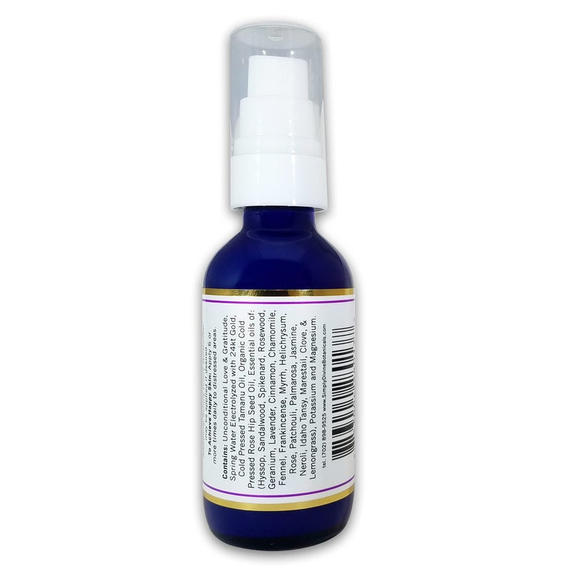 Simply Divine Botanicals Skincredible Sandalwood Revitalizing Elixir for Fine Lines and Wrinkles, Discoloration, Rosacea, Blemishes, 2 oz - Image 2