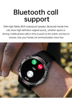 DOSCHER Smart Watch 410mAh AMOLED Smart Watches for Men Smartwatches Bluetooth Make/Answer Calls Fitness Modes and Sleep Modes Multi-app Message Reminder Monitor Multi Language  - Image 4