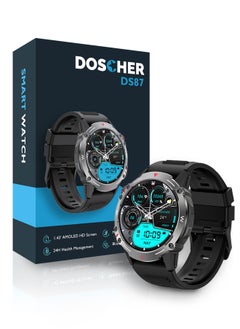 DOSCHER Smart Watch 410mAh AMOLED Smart Watches for Men Smartwatches Bluetooth Make/Answer Calls Fitness Modes and Sleep Modes Multi-app Message Reminder Monitor Multi Language  - Image 2