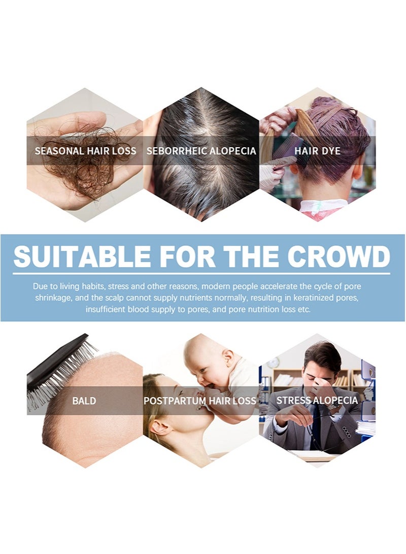 EELHOE Hair Strengthening Ampoules,Hair Growth Serum,Strengthening and Scalp Repair Serum for Thicker,Ampoules for Deep Hair Care,Serum for Thicker,Longer,Fuller and Healthier Hair - Image 5