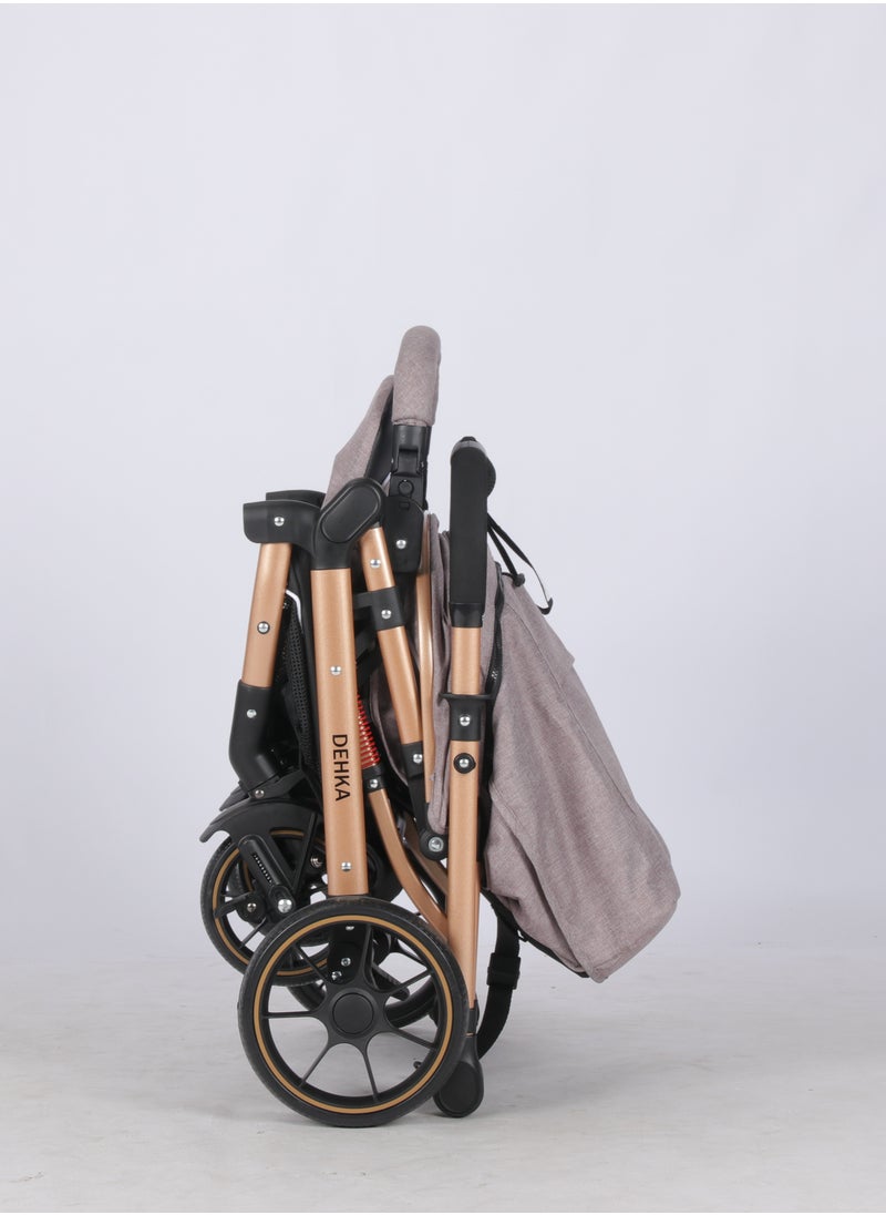 ضحكة  - عربة أطفال قابلة للطي بيد واحدة، كود (B1) - Image 1