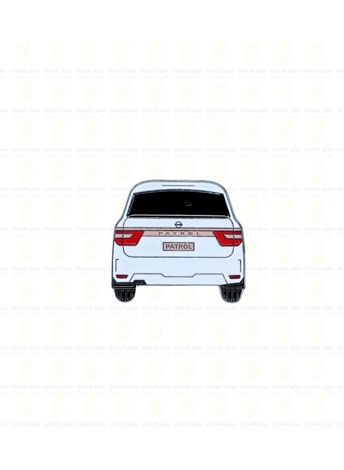 Nissan PATROL Logo Design 2D Sticker Badge Metal 2 Pcs 3cm - Image 1