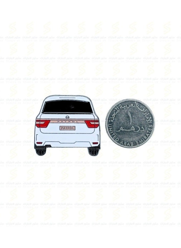 Nissan PATROL Logo Design 2D Sticker Badge Metal 2 Pcs 3cm - Image 3