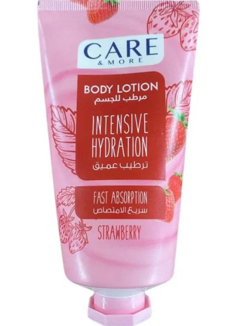 كير & مور لوشن للجسم برائحة الفراولة – ترطيب عميق وامتصاص سريع لبشرة ناعمة وحريرية 150 مل - Image 1