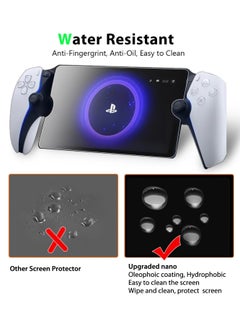 KASTWAVE KASTWAVE 2 Pack Screen Protector Compatible for Sony Playstation PS5, Transparent Ultra HD, Anti-Fingerprint, Bubble Free Temperd Glass for Sony Playstation PS5 Portal Handheld Game  - Image 5