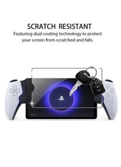 KASTWAVE KASTWAVE 2 Pack Screen Protector Compatible for Sony Playstation PS5, Transparent Ultra HD, Anti-Fingerprint, Bubble Free Temperd Glass for Sony Playstation PS5 Portal Handheld Game  - Image 3