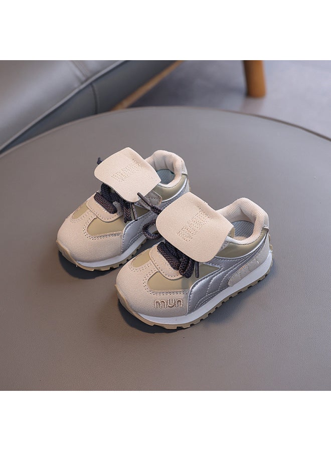 Children's Trendy Sports Shoes, Girls' German Training Shoes,  Spring And Autumn New Models, Medium And Large Children's Single Shoes, Boys' Soft-soled Forrest Gump Shoes