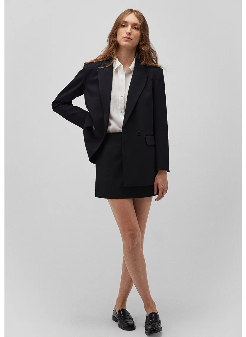 MAVI WOVEN MINI SKIRT Black
