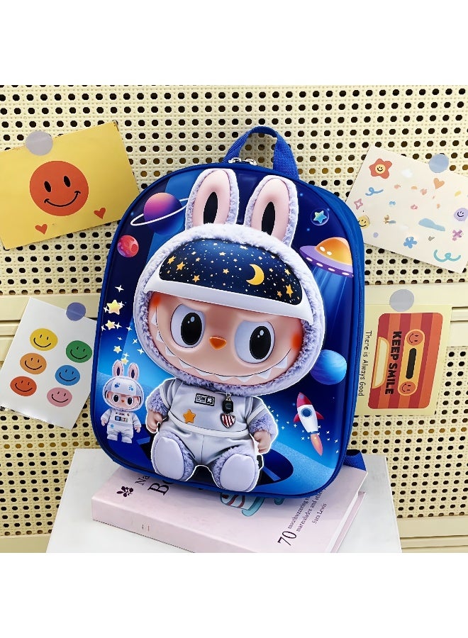 LABUBU New Children's Backpack Labubu Kindergarten Hard Shell Bag EVA Boys and Girls School Bag Large Capacity Backpack 30*25*7 CM - Image 1