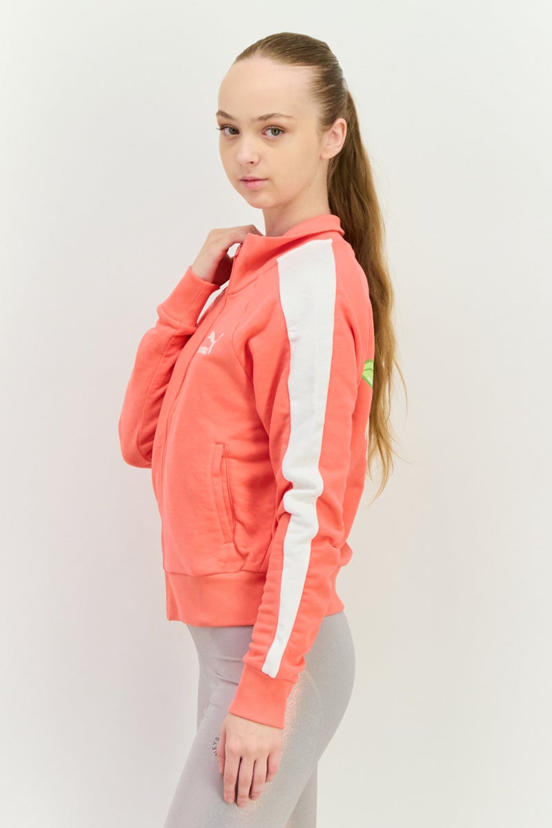 PUMA Women Relaxed Fit Long Sleeves Outdoor Sweatshirt, Pink - Image 2