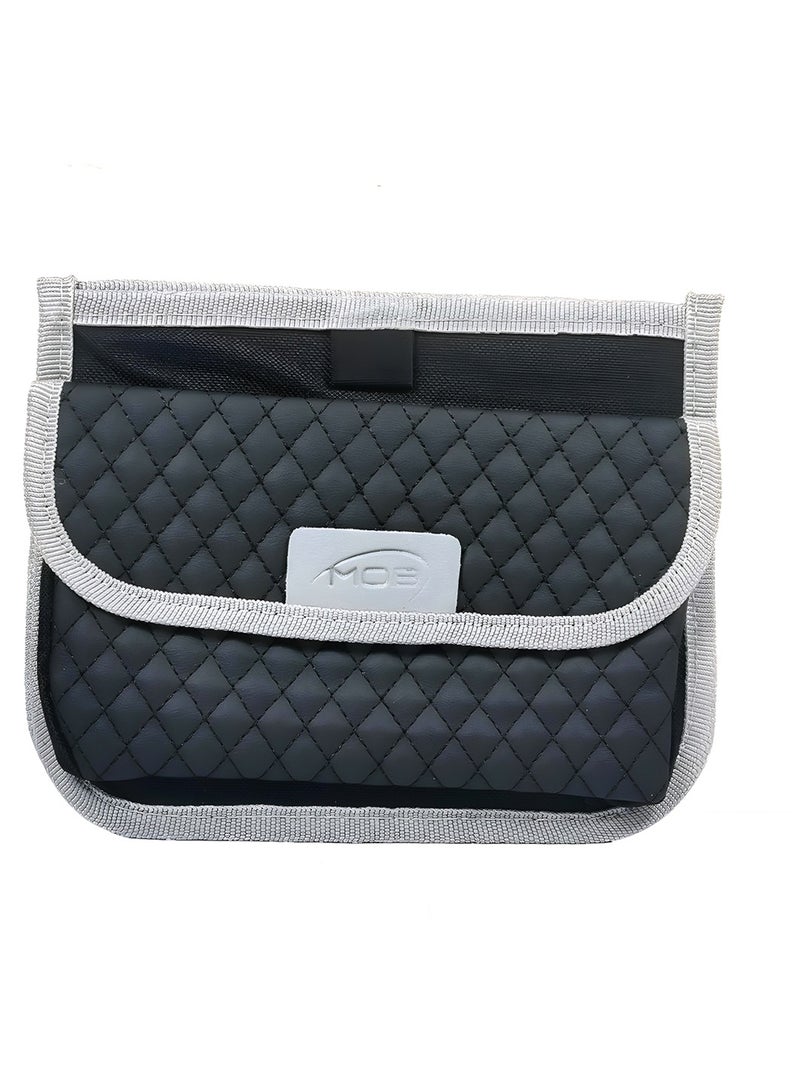 موب حقيبة تخزين متعددة الوظائف بحجم عالمي من MOB، مصنوعة من الجلد الصديق للبيئة، لا تحجب الرؤية، قابلة للتثبيت، مناسبة للسيارات العائلية الصغيرة والسيدان والسيارات الرياضية متعددة الاستخدامات والشاحنات الصغيرة - MOB-57 - Image 4