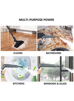 Sharpdo Steam Cleaner, 2000W Steam Mop with 18 Accessories, 5 Bar Steam Pressure Powerful Multipurpose Portable Steamer for Cleaning, for Multi-Purpose and Multi-Surface Floors, Window, Floor, Kitche, Bathroom, Car  - Image 4