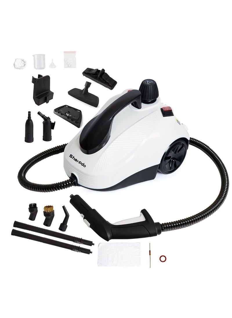 Sharpdo - Steam Cleaner, 2000W Steam Mop with 18 Accessories, 5 Bar Steam Pressure Powerful Multipurpose Portable Steamer for Cleaning, for Multi-Purpose and Multi-Surface Floors, Window, Floor, Kitche, Bathroom, Car - Image 1