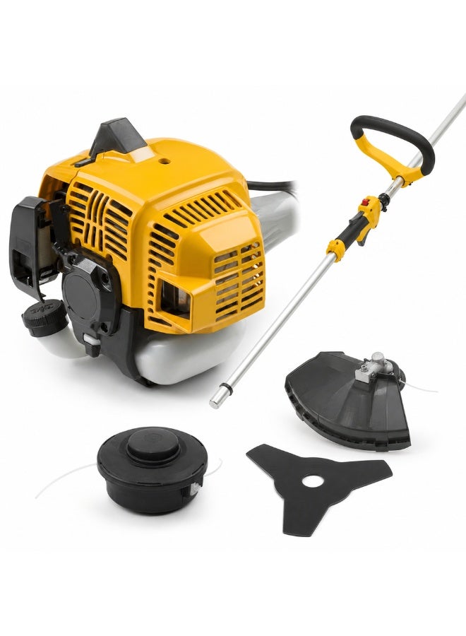 Stiga BC-535 32.6 cc 2-Stroke Petrol Engine Brush Cutter/Lawn Trimmer with Straight Shaft, Single Handle, and 43 cm Cutting Width - Image 3