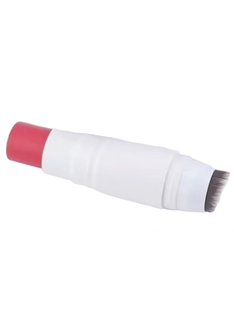 Huitich Petal Soft Glow: High-Pigment Baby Pink Cream Blush Stick with Brush Nearly Rose - Image 5