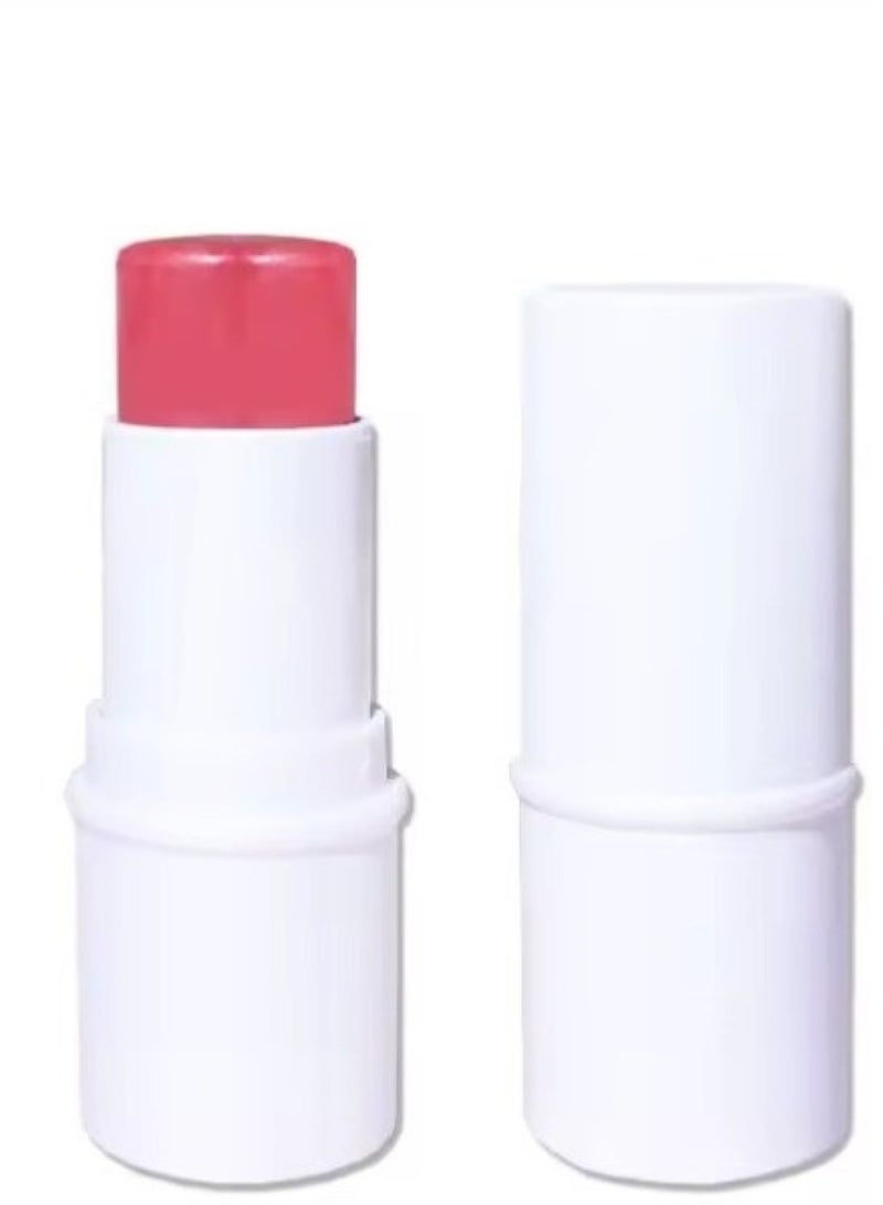 Huitich Petal Soft Glow: High-Pigment Baby Pink Cream Blush Stick with Brush Nearly Rose - Image 1