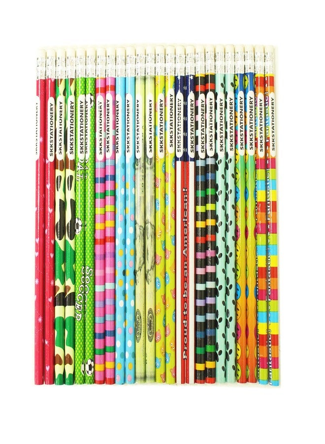 إس كي كي ستيشناري مجموعة أقلام رصاص خشبية ملونة متنوعة من SKKSTATIONERY، 288 قطعة، مع ممحاة، تشكيلة متنوعة من أقلام الرصاص، جوائز وحوافز مميزة، للعودة إلى المدرسة - Image 4