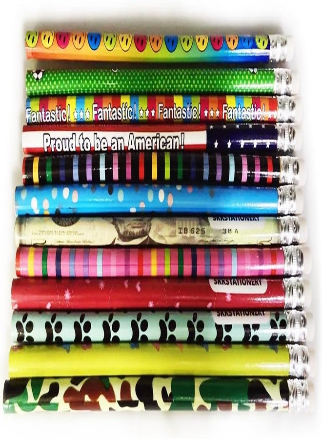 إس كي كي ستيشناري مجموعة أقلام رصاص خشبية ملونة متنوعة من SKKSTATIONERY، 288 قطعة، مع ممحاة، تشكيلة متنوعة من أقلام الرصاص، جوائز وحوافز مميزة، للعودة إلى المدرسة - Image 5