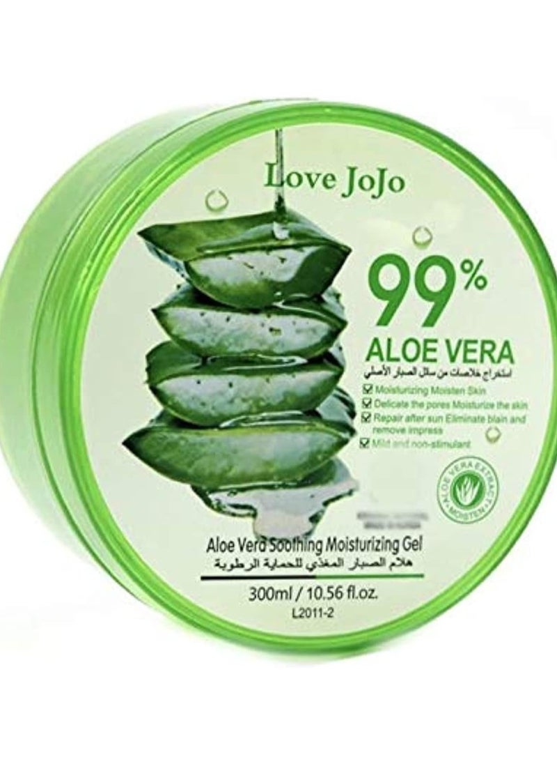 Love JoJo Aloe Vera Soothing Moisturising Gel - 300ml  - Image 1