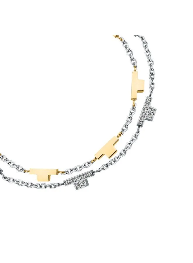 TRUSSARDI  Tjaxc64 T-Logo Bracelet for Women | Best Price UAE