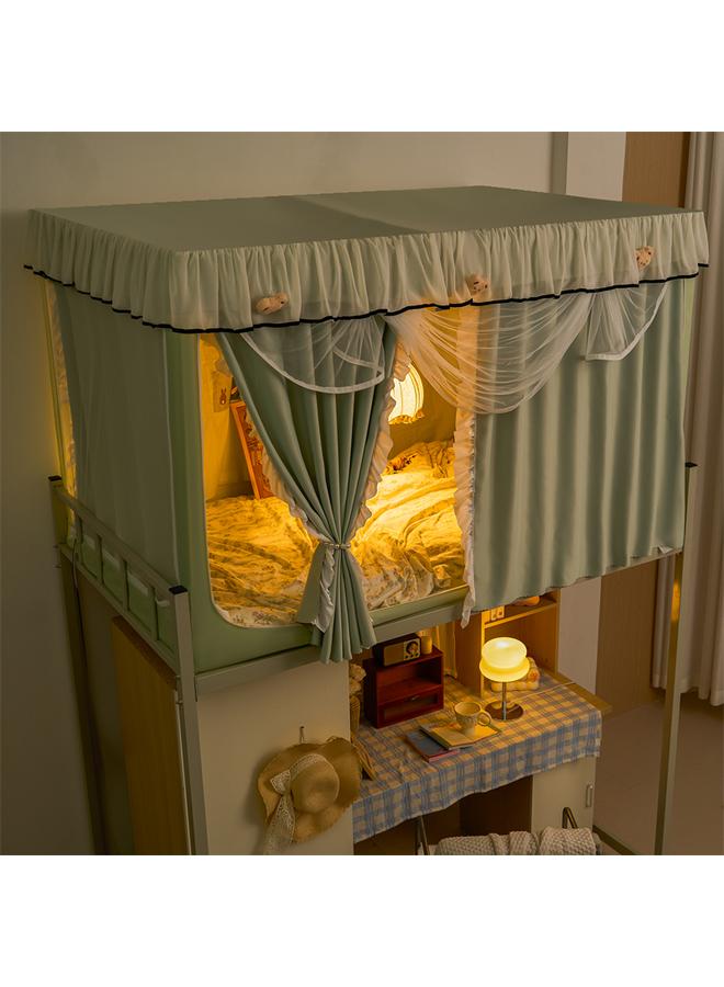 Bluejw Shaded College Students' Dormitory Special All-inclusive Closed Non-coated Mosquito Net Bed Curtain Integrated Bedroom Upper And Lower Bds Universal - Image 1