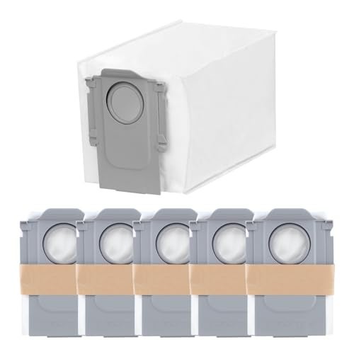 roborock 6 Packs Disposable Dust Bags for QRevo series S8MaxVUltra, S8MaxUltra, QrevoMaxV, QrevoPro, Qrevo Curv CurvX, QrevoCurvS5X,QrevoEdge,Saros10series,Qrevo Slim, QrevoEdgeS5A,QV 35A Robot Vacuum - Image 1