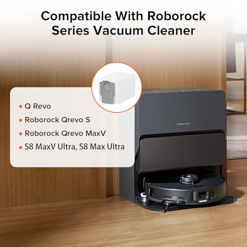 roborock 6 Packs Disposable Dust Bags for QRevo series S8MaxVUltra, S8MaxUltra, QrevoMaxV, QrevoPro, Qrevo Curv CurvX, QrevoCurvS5X,QrevoEdge,Saros10series,Qrevo Slim, QrevoEdgeS5A,QV 35A Robot Vacuum - Image 2