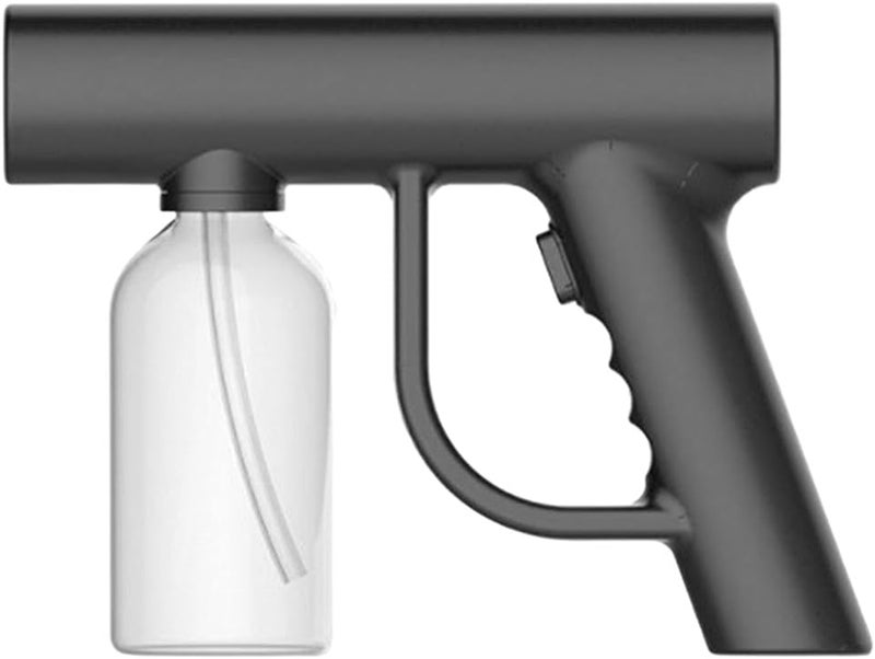 كلاراكو جهاز تعقيم بالضباب لاسلكي، بخاخ كهربائي محمول قابل لإعادة الشحن عبر منفذ USB، رذاذ ناعم، مناسب للمنزل والمكتب والمدرسة، 300 مل، أسود - Image 3