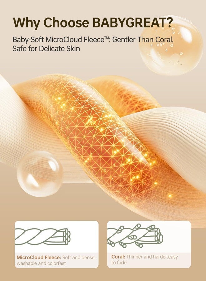 مناشف أطفال بغطاء رأس من بيبي جريت، فائقة الامتصاص، منشفة استحمام للأطفال في الشتاء - مقاس كبير جدًا 49 بوصة × 31 بوصة - صوف مرجاني فائق النعومة للأطفال حديثي الولادة والرضع والأطفال الصغار - تصميم فيل لطيف - سريعة الجفاف - Image 5