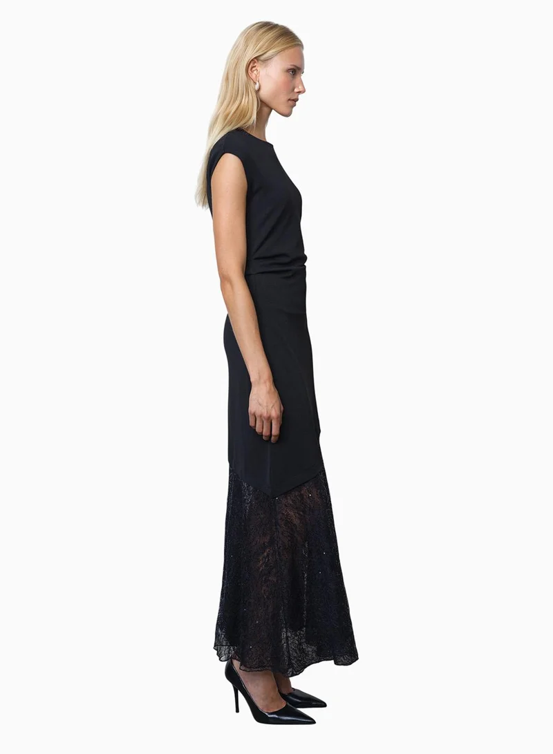 French Connection Valetta Lace Mix Dress