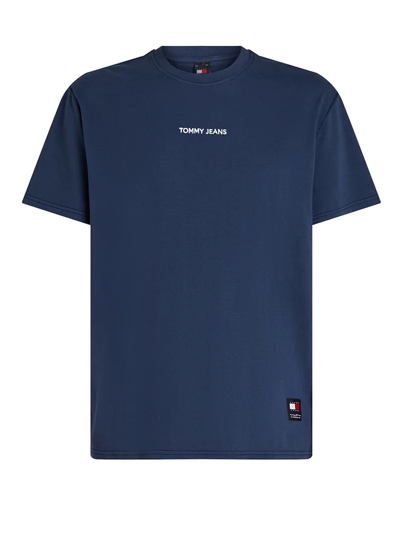 تومي جينز Logo Crew Neck T-Shirt