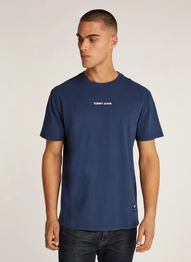 تومي جينز Logo Crew Neck T-Shirt