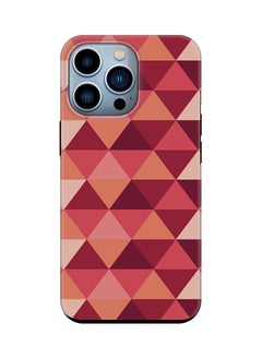 Tough Pro Series Case for Apple iPhone 14 Pro Dual Layer hybrid PC & TPU Customized Mobile Cover Shield with inner TPU protection Matte Finish - Topsy Turvy Triangles