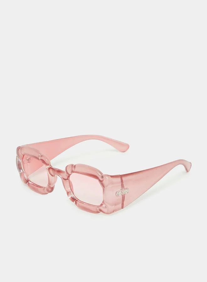 ستايلي Vintage Full Rim Sunglasses with Wide Arm Temple