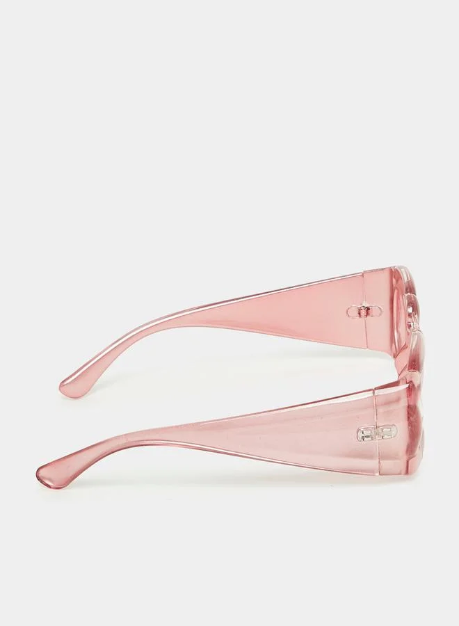 ستايلي Vintage Full Rim Sunglasses with Wide Arm Temple