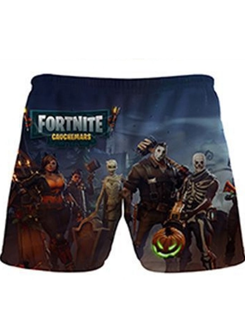Generic - Game Fortnite set 3D digital printing personalized breathable children's T-shirt shorts set - Image 1