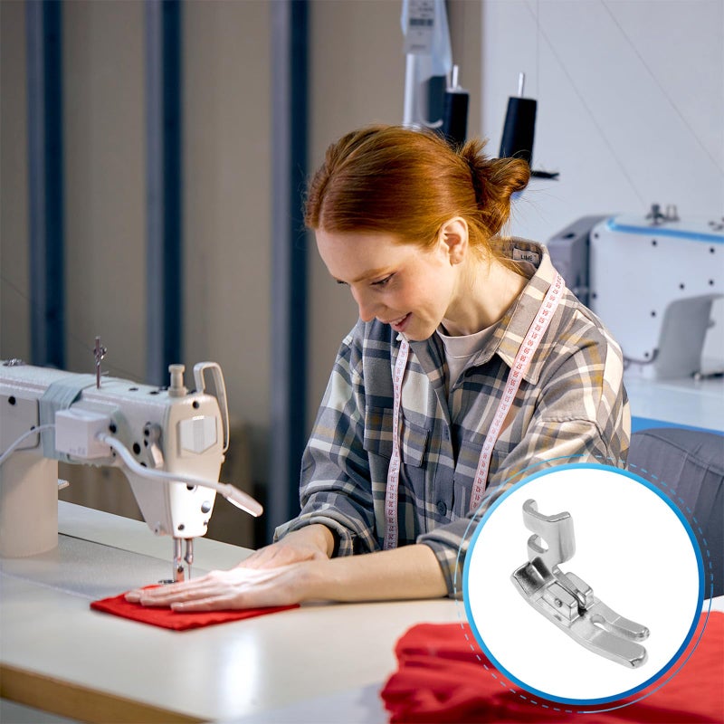 FIKLOTA 10mm (0.4" Wide) Low Shank Straight Stitch Presser Foot for Singer, Brother, Janome, Juki, Babylock, Elna, Kenmore, White, Necchi, Simplicity, and More Sewing Machines - Image 5