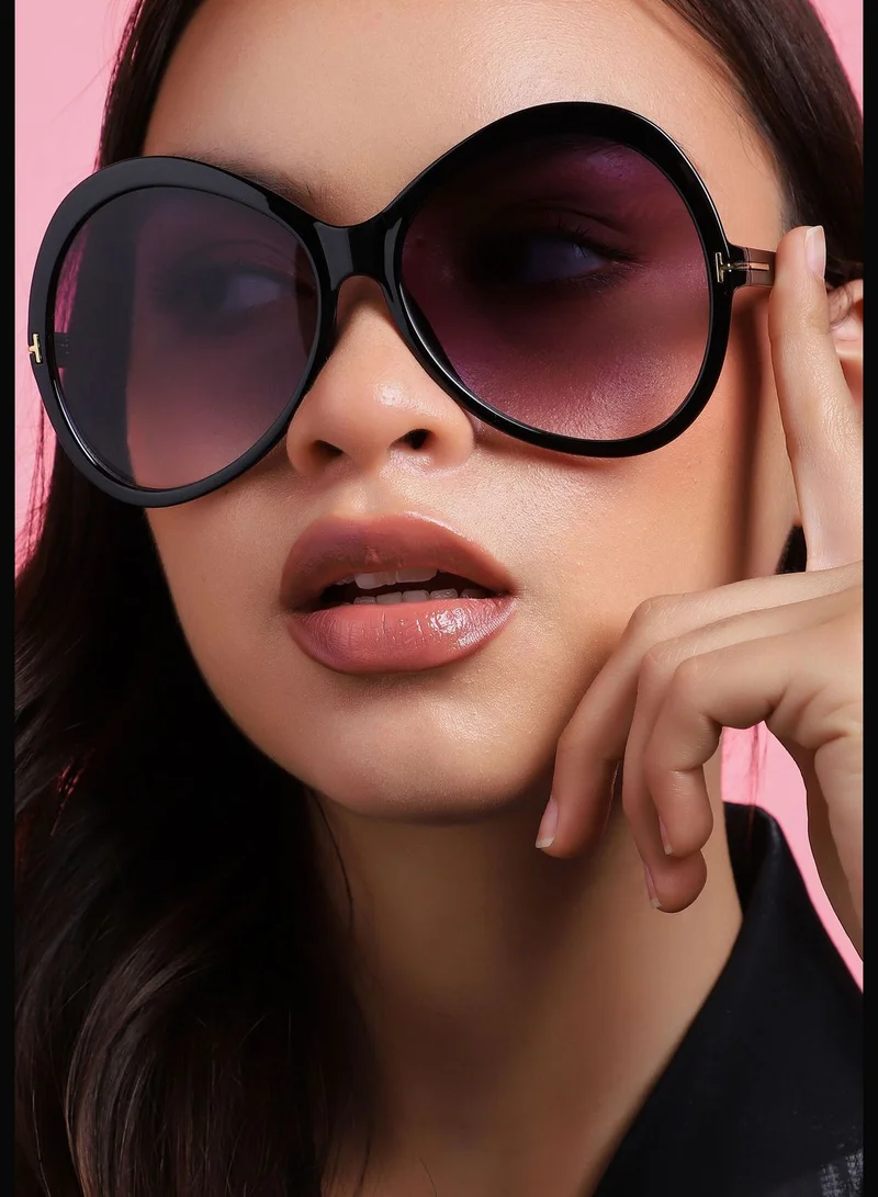 Haute Sauce Full Rim Oversized Sunglass