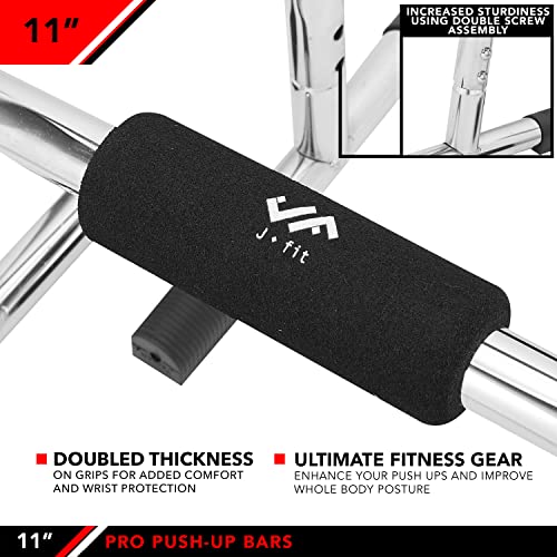 JFIT Tall Pro Push Up Bar Stand, 11-Inch - Image 4