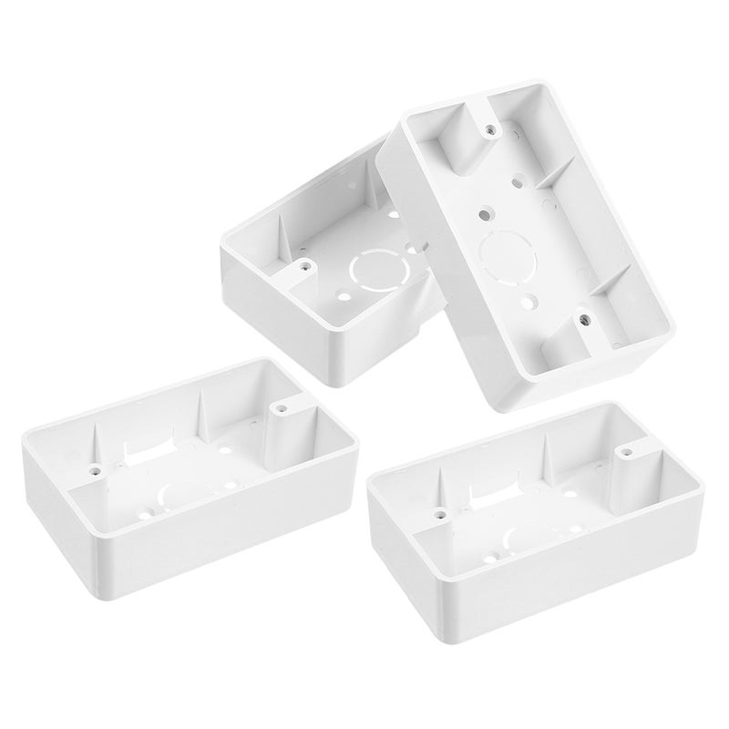 8 Pcs Electrical Outlet Box Weatherproof Mount Plug And Receptacle Protector 2-Gang Junction Box For Switches Home Improvement - Image 3