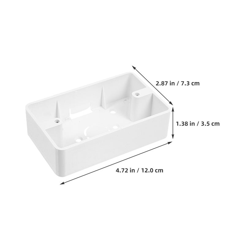8 Pcs Electrical Outlet Box Weatherproof Mount Plug And Receptacle Protector 2-Gang Junction Box For Switches Home Improvement - Image 2