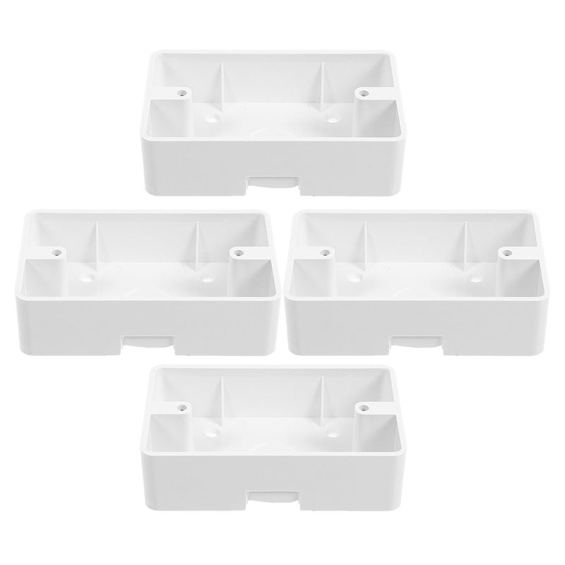 8 Pcs Electrical Outlet Box Weatherproof Mount Plug And Receptacle Protector 2-Gang Junction Box For Switches Home Improvement - Image 5